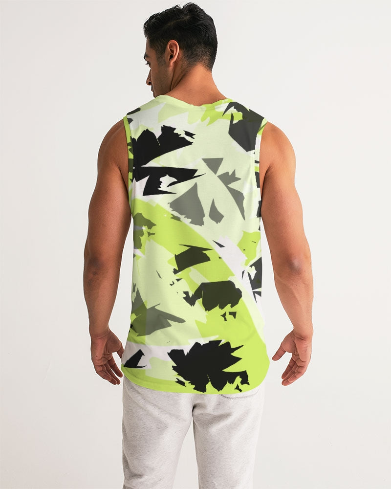 Visionaire Retro 1 High (Green/Multi) Men's Sports Tank