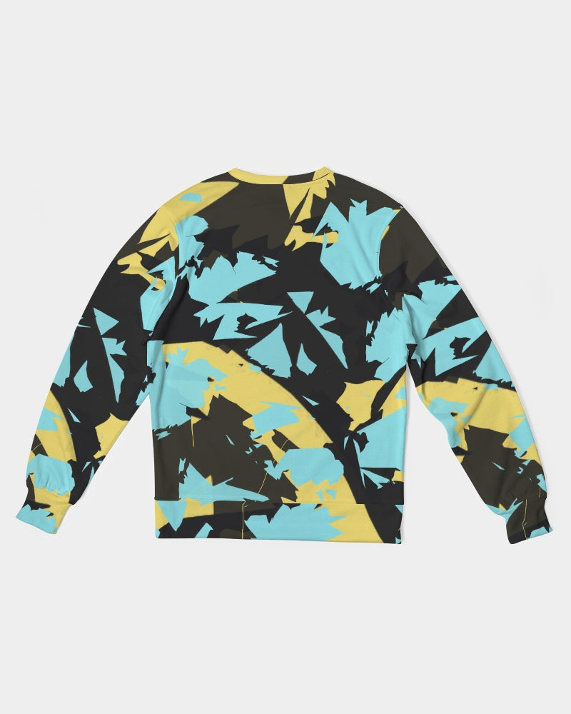 Aqua 5’s (Multi) Men's Classic French Terry Crewneck Pullover