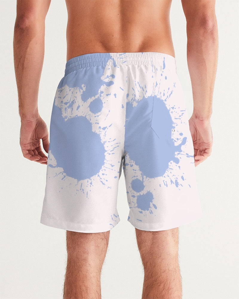 UNC 6’s (White/Blue) Men's Swim Trunk