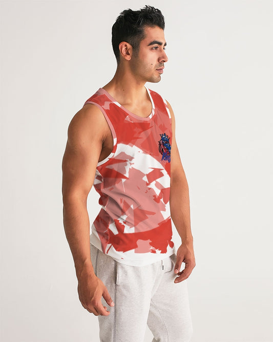 4th of July (Red/White) Men's Sports Tank