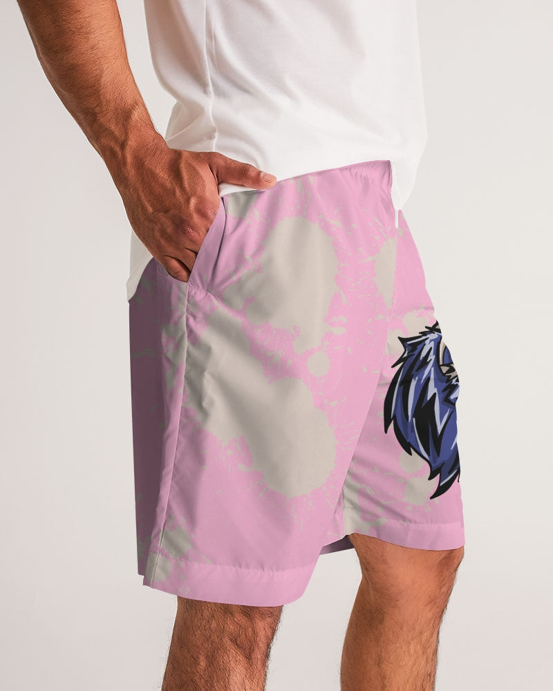 Sapphire 7’s (Pink Splatter) Men's Jogger Shorts