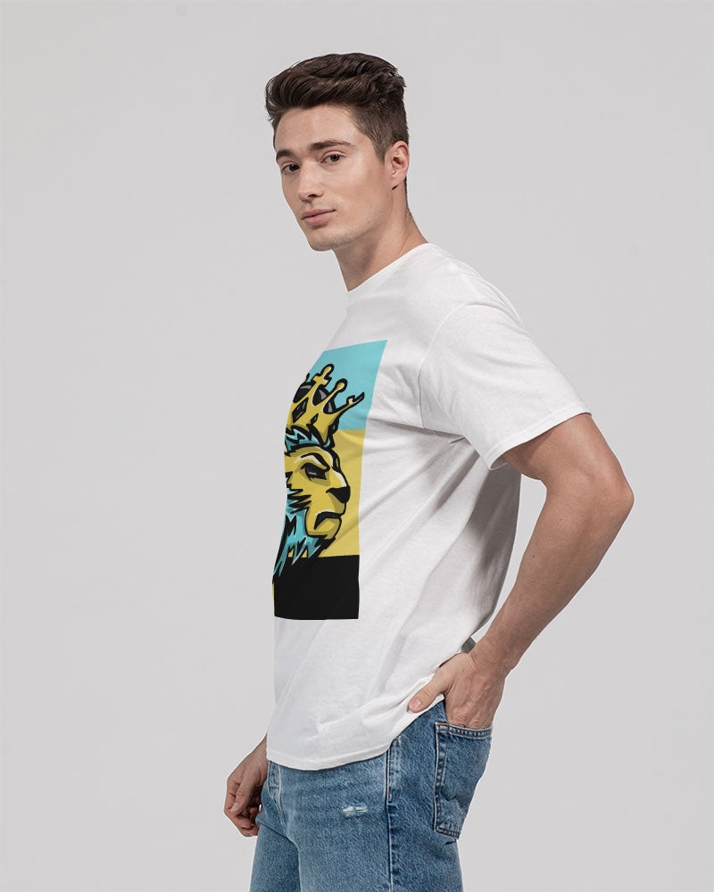 Aqua 5’s (Square) Unisex Heavy Cotton T-Shirt | Gildan