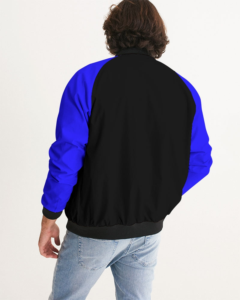 Racer Blue 5’s (Black) Men's Bomber Jacket