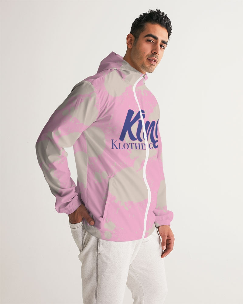 Sapphire 7’s (Pink Splatter) Men's Windbreaker