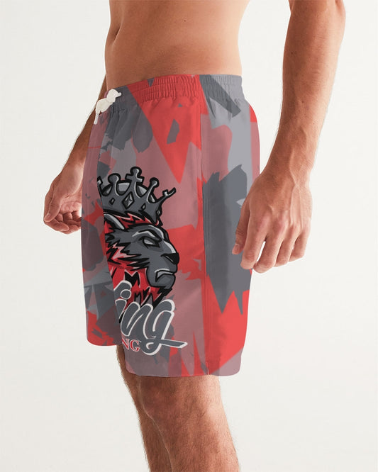 Infrared 4’s (Infrared Multi) Men's Swim Trunk