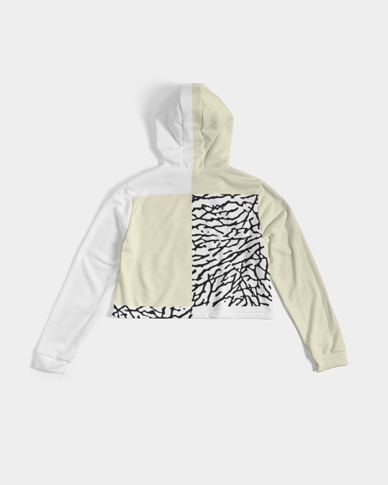 Reimaged 3’s (Square) Women's Cropped Hoodie