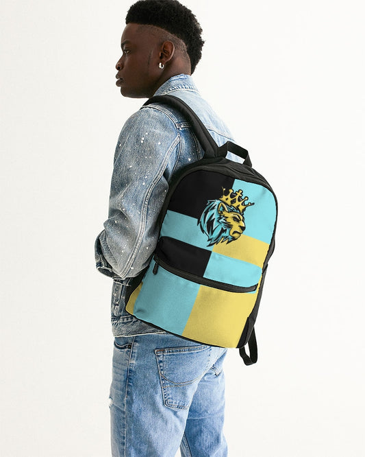 Aqua 5’s (Square) Small Canvas Backpack