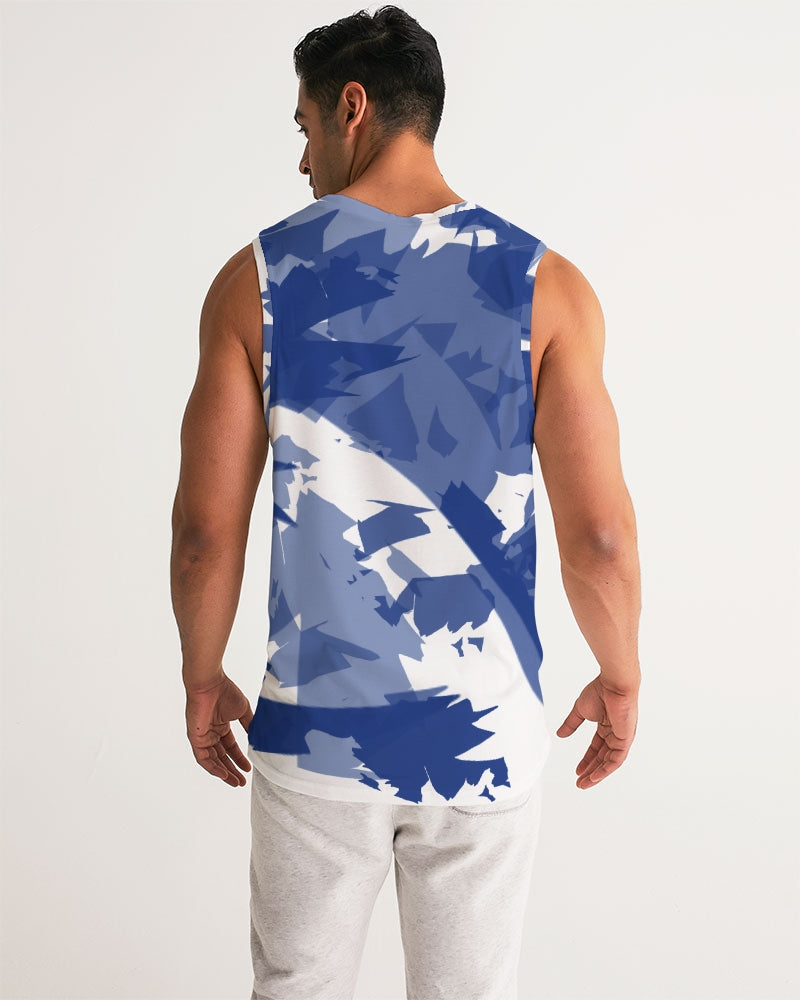 4th of July (Blue/White) Men's Sports Tank