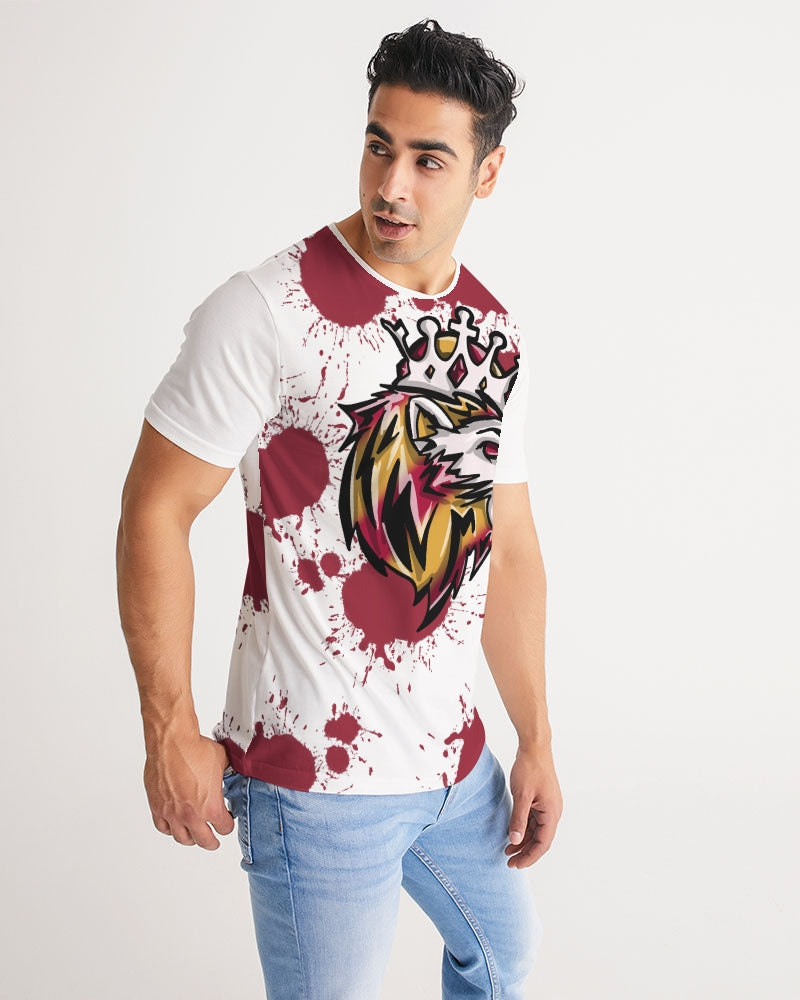 Cardinal 3’s (White/Red Splatter) Men's Tee