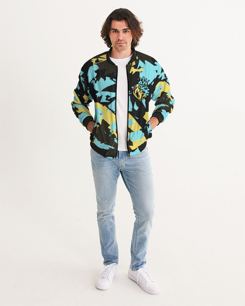 Aqua 5’s (Multi) Men's Bomber Jacket