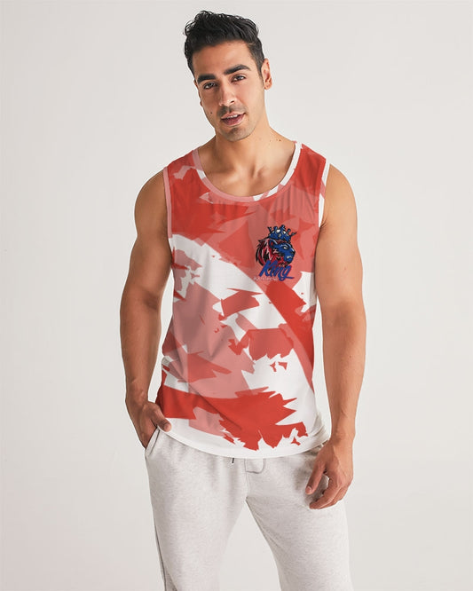 4th of July (Red/White) Men's Sports Tank