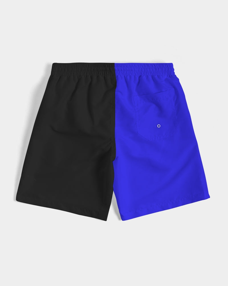 Racer Blue 5’s (Black) Men's Swim Trunk