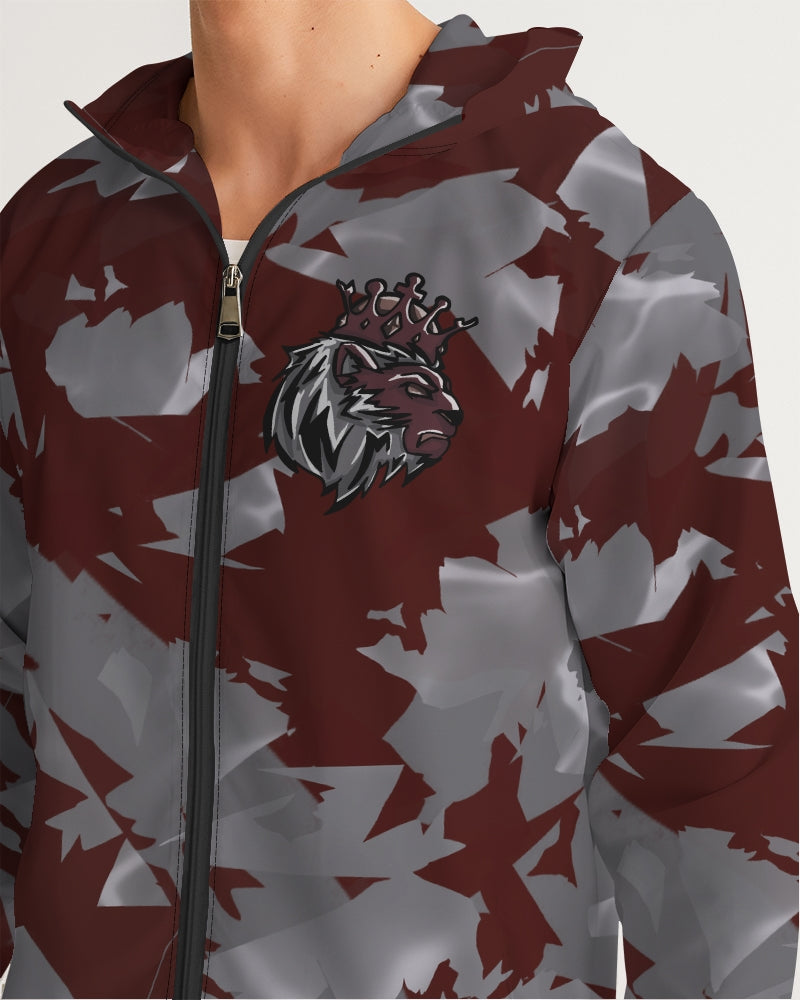 Burgundy 5’s (Multi) Men's Windbreaker