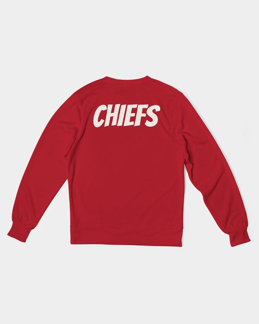 Chiefs (Red) Men's Classic French Terry Crewneck Pullover