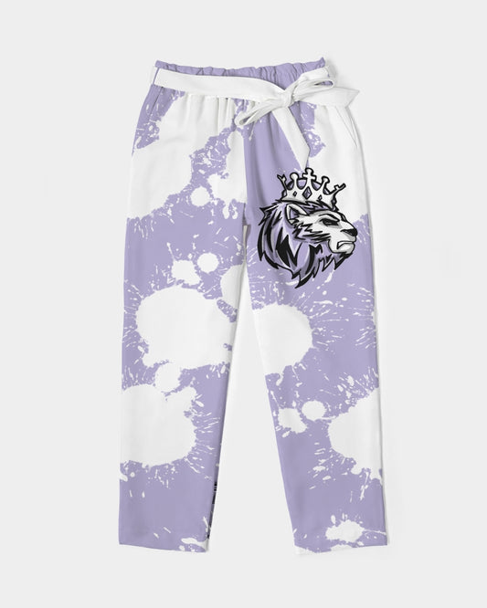 Pure Violet 11’s Low (Purple/W) Women's Belted Tapered Pants