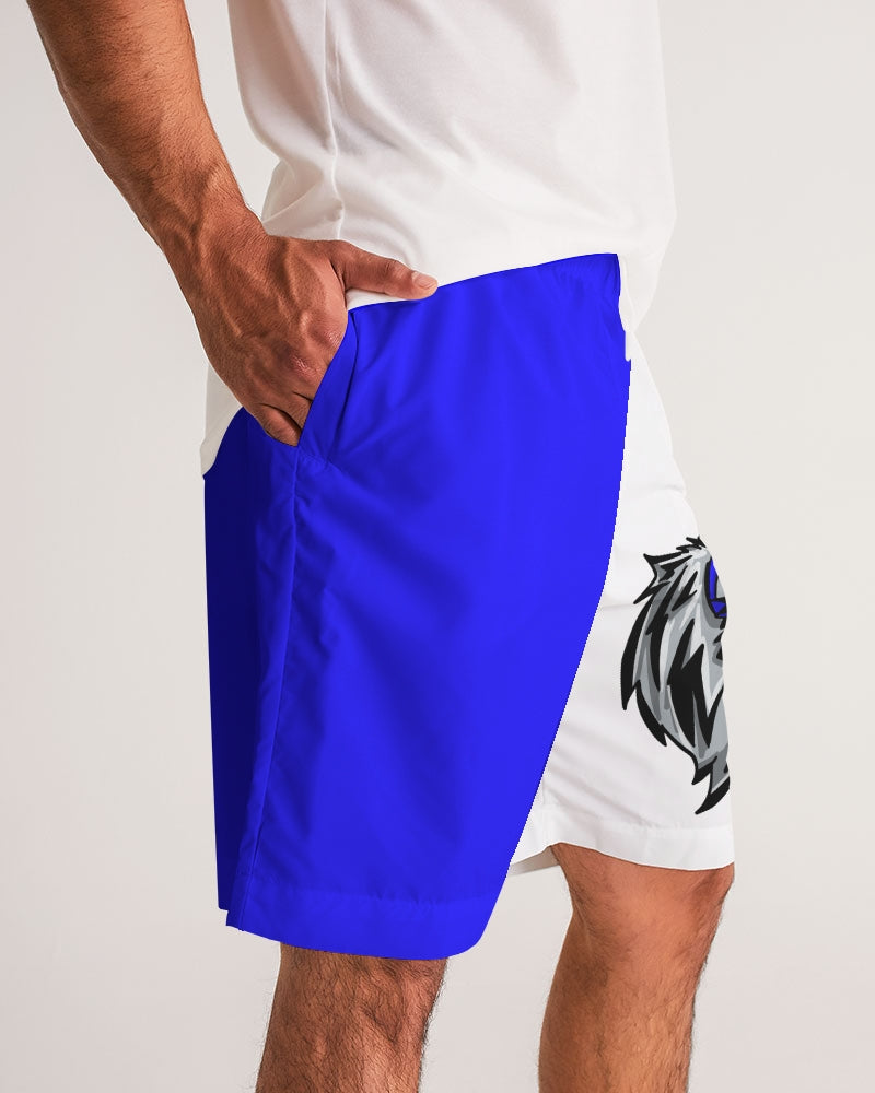 Racer Blue 5’s (White) Men's Jogger Shorts