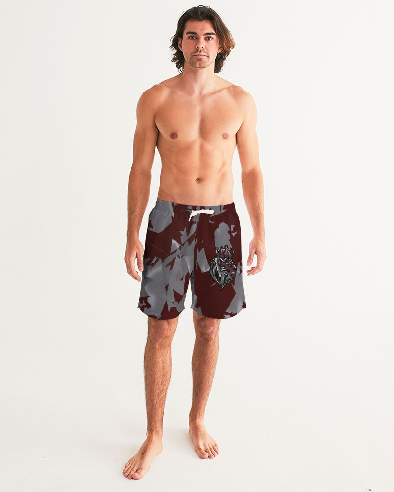 Burgundy 5’s (Multi) Men's Swim Trunk