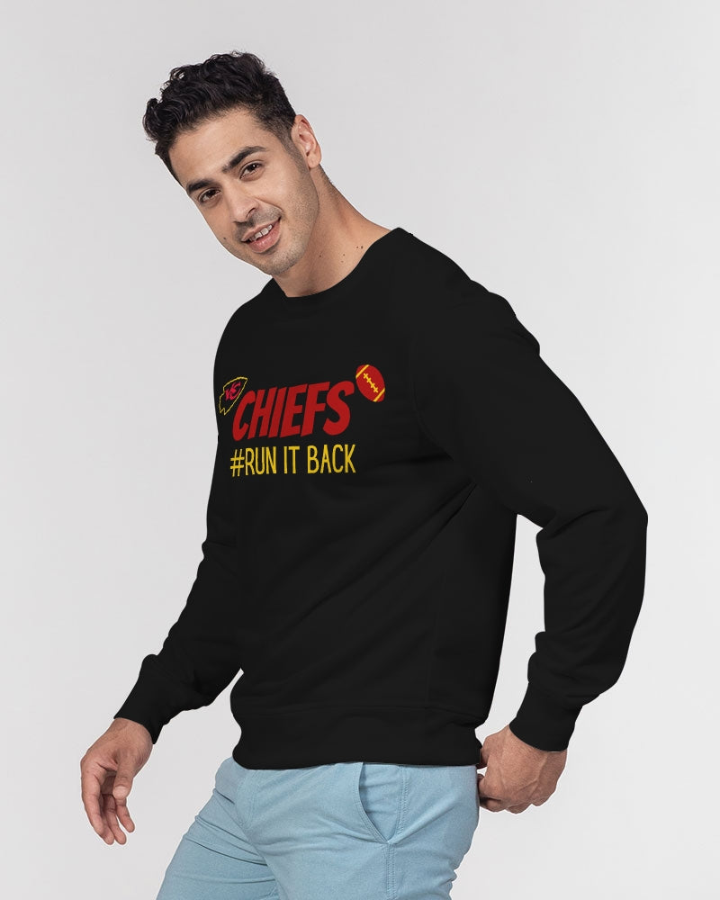 Chiefs (#RUN IT BACK) Men's Classic French Terry Crewneck Pullover