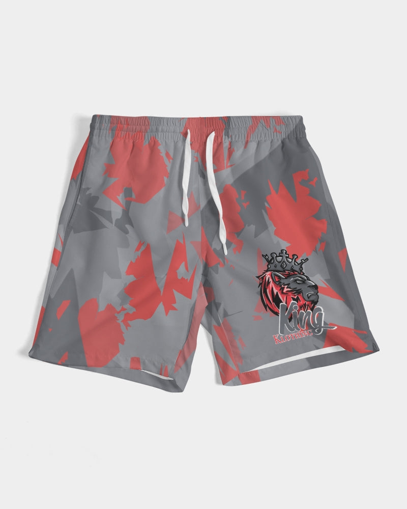 Infrared 4’s (Dark Grey/Multi) Men's Swim Trunk