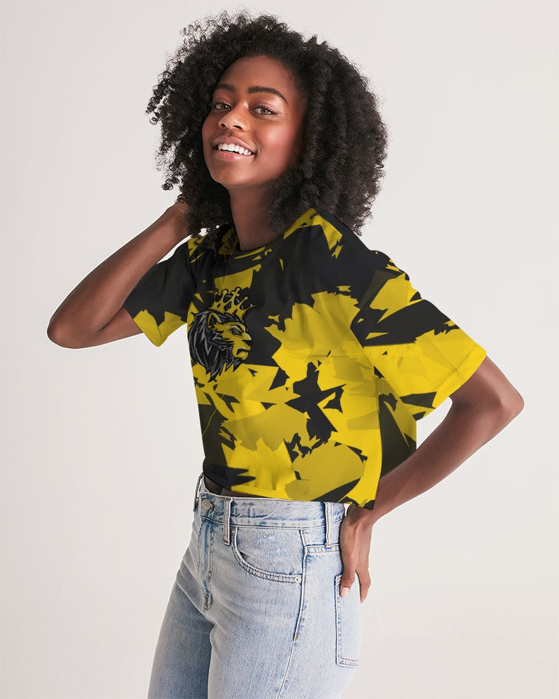 Thunder 4’s (Multi) Women's Lounge Cropped Tee