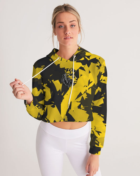 Thunder 4’s (Multi) Women's Cropped Hoodie