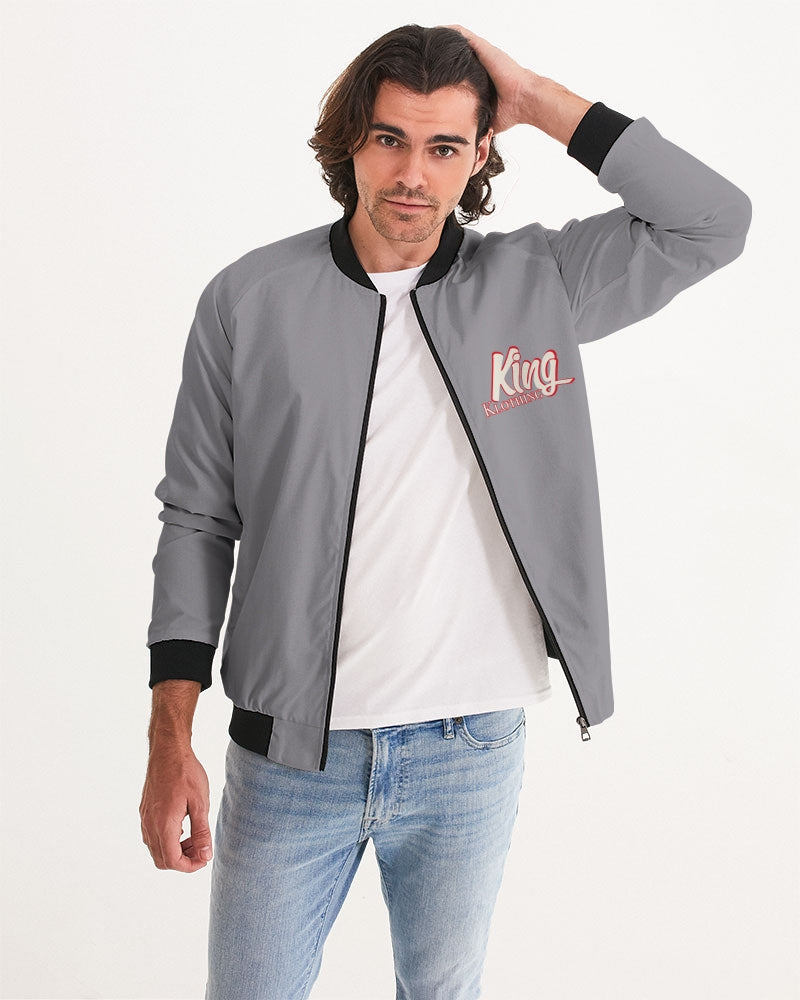 Muslin 3’s (Grey) Men's Bomber Jacket