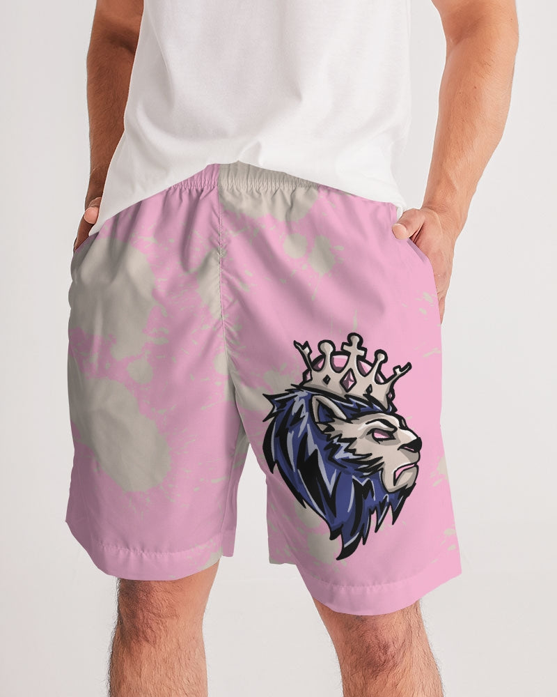 Sapphire 7’s (Pink Splatter) Men's Jogger Shorts