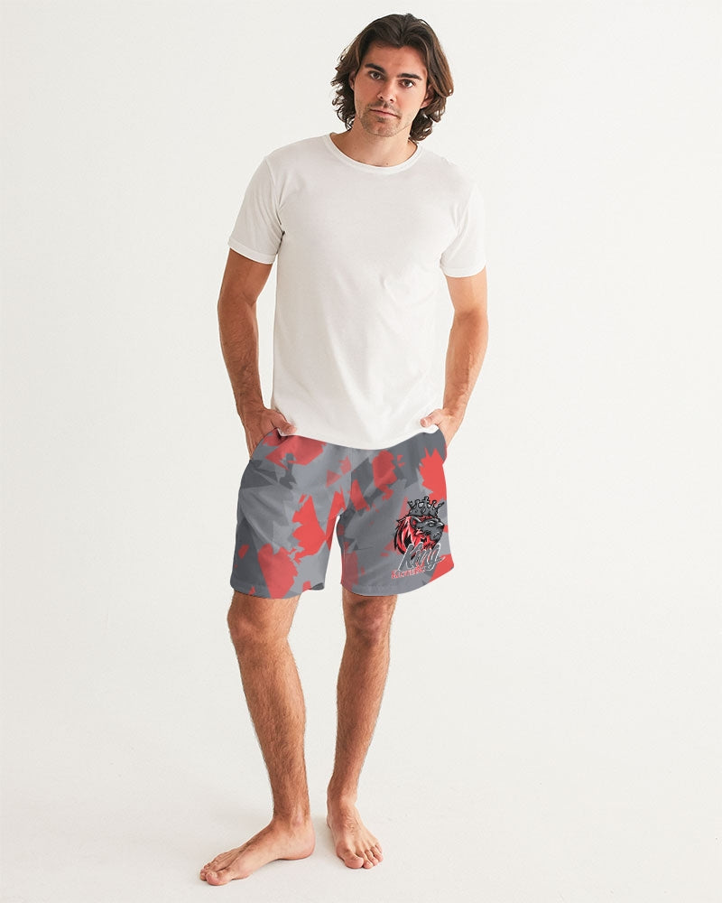 Infrared 4’s (Dark Grey/Multi) Men's Swim Trunk