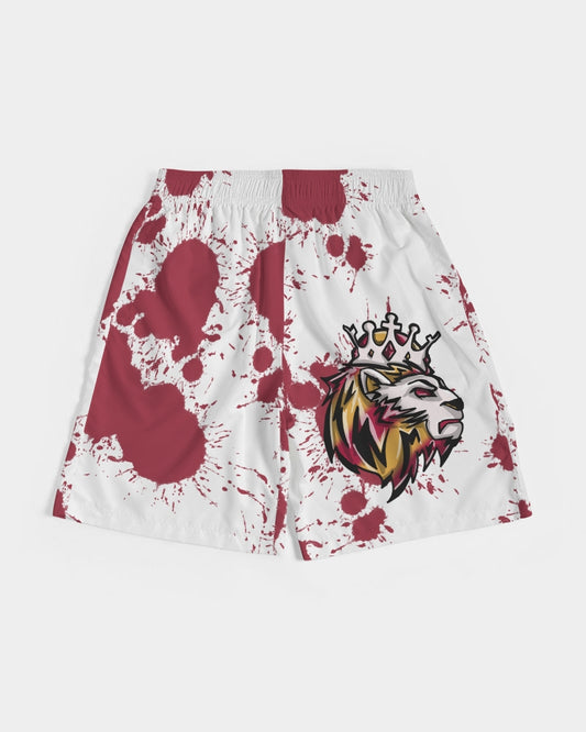 Cardinal 3’s (White/Red Splatter) Men's Jogger Shorts