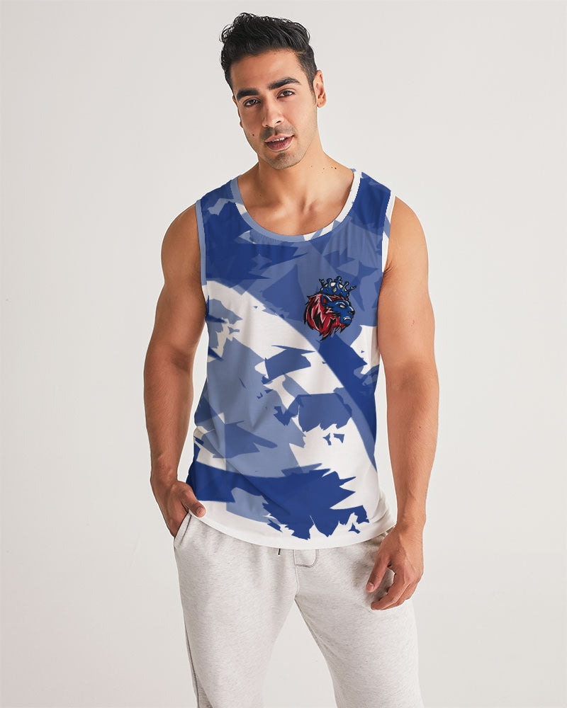 4th of July (Blue/White) Men's Sports Tank