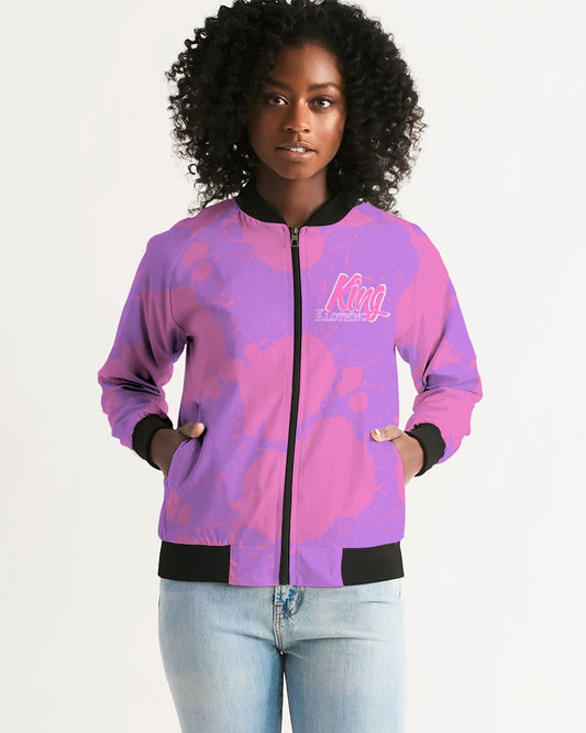 Queens (Purple/Pink) Women's Bomber Jacket