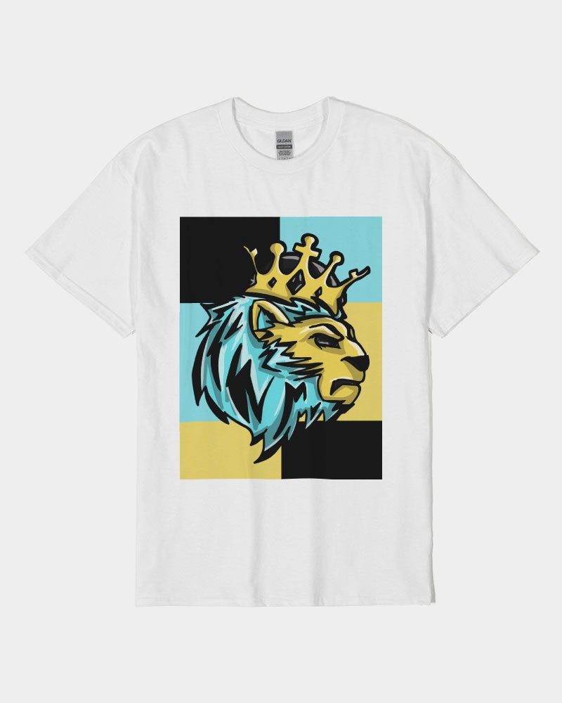 Aqua 5’s (Square) Unisex Heavy Cotton T-Shirt | Gildan