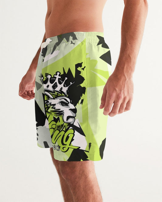 Visionaire Retro 1 High (Green/Multi) Men's Swim Trunk