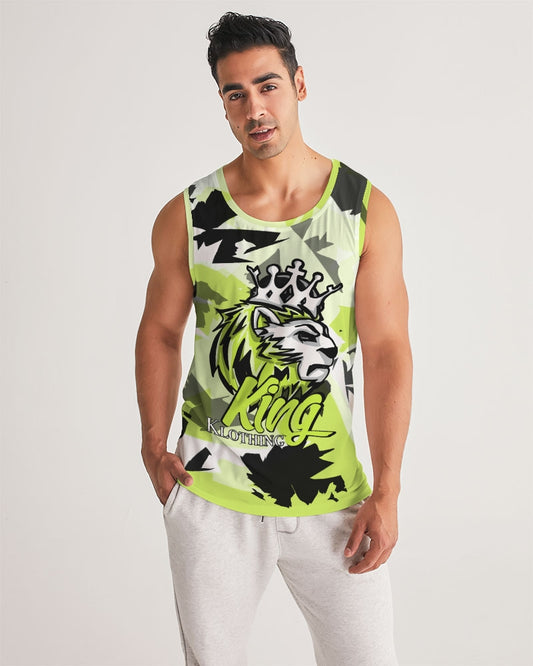 Visionaire Retro 1 High (Green/Multi) Men's Sports Tank