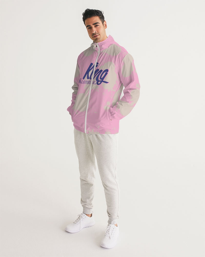 Sapphire 7’s (Pink Splatter) Men's Windbreaker