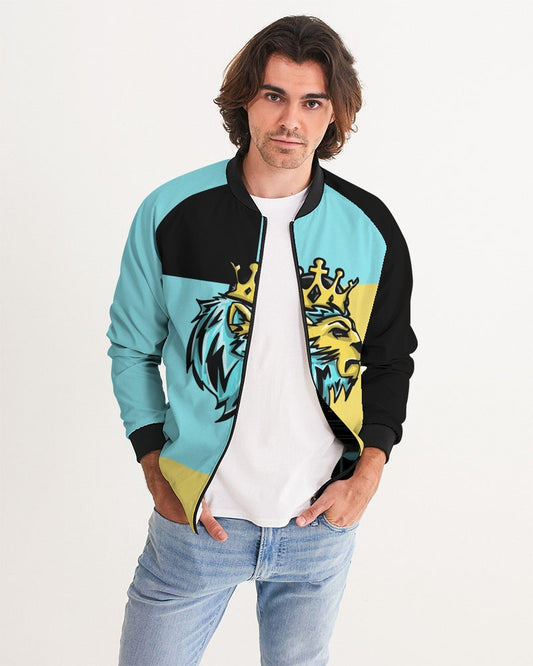 Aqua 5’s (Square) Men's Bomber Jacket