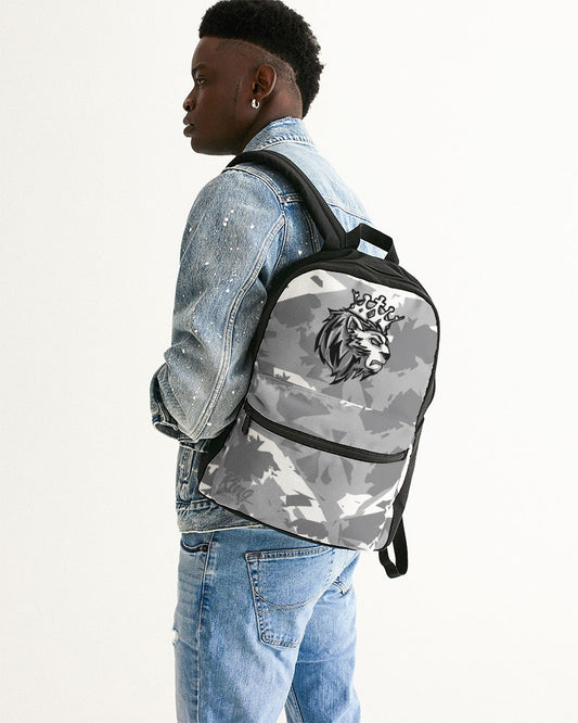 Stealth Grey 1’s and 12’s (White/Multi) Small Canvas Backpack