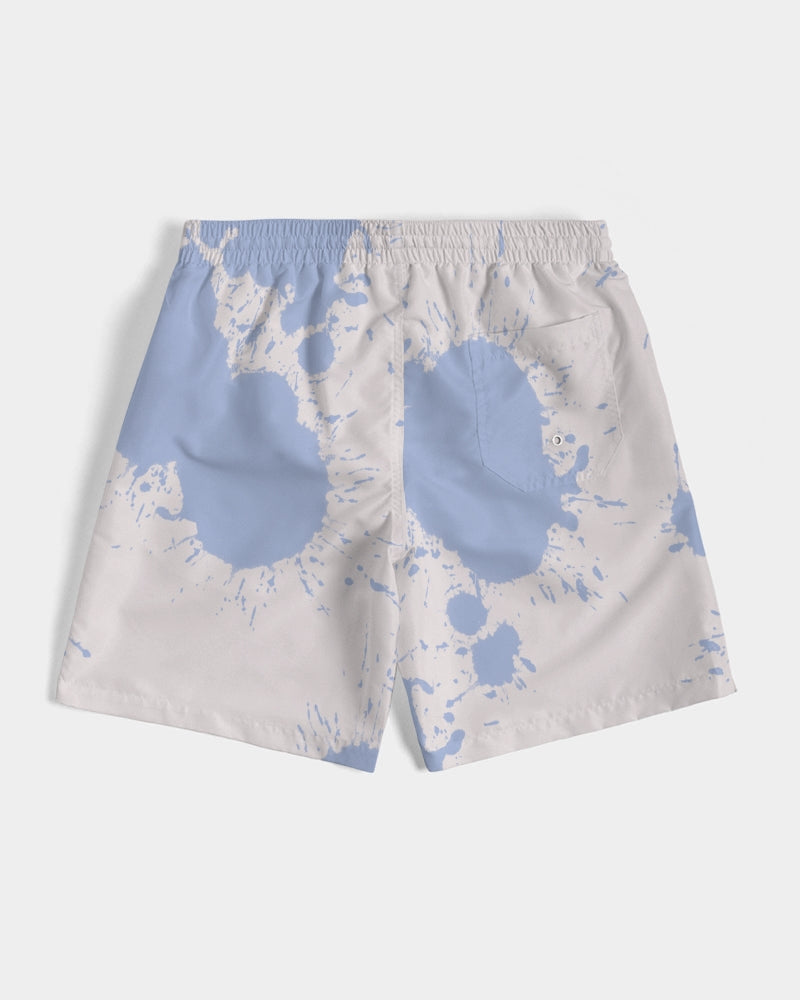 UNC 6’s (White/Blue) Men's Swim Trunk