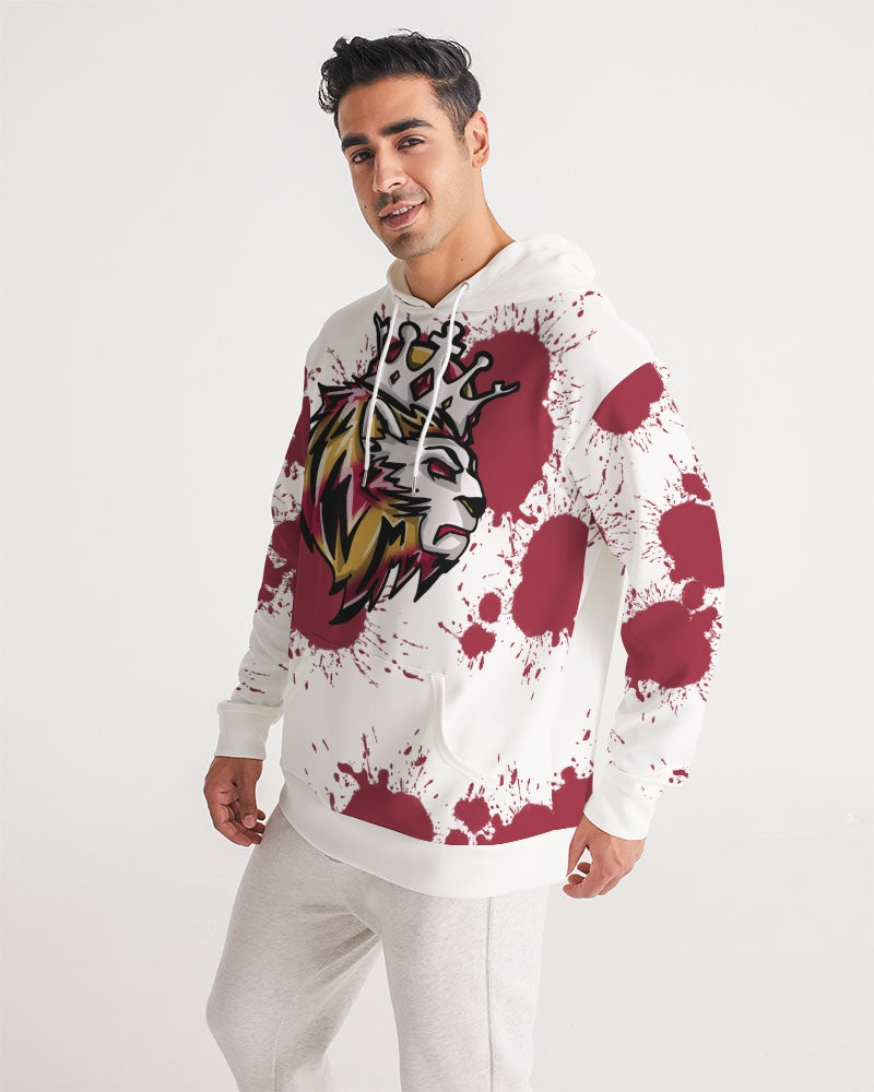 Cardinal 3’s (White/Red Splatter) Men's Hoodie