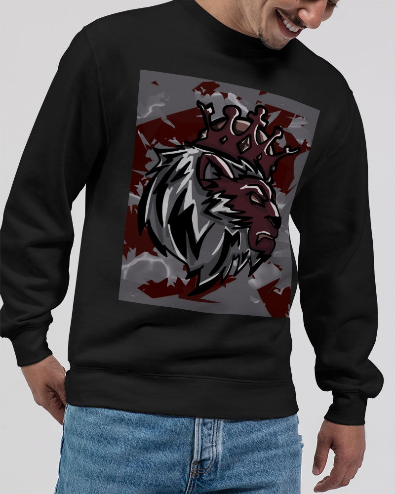 Burgundy 5’s (Multi) Unisex Premium Crewneck Sweatshirt | Lane Seven