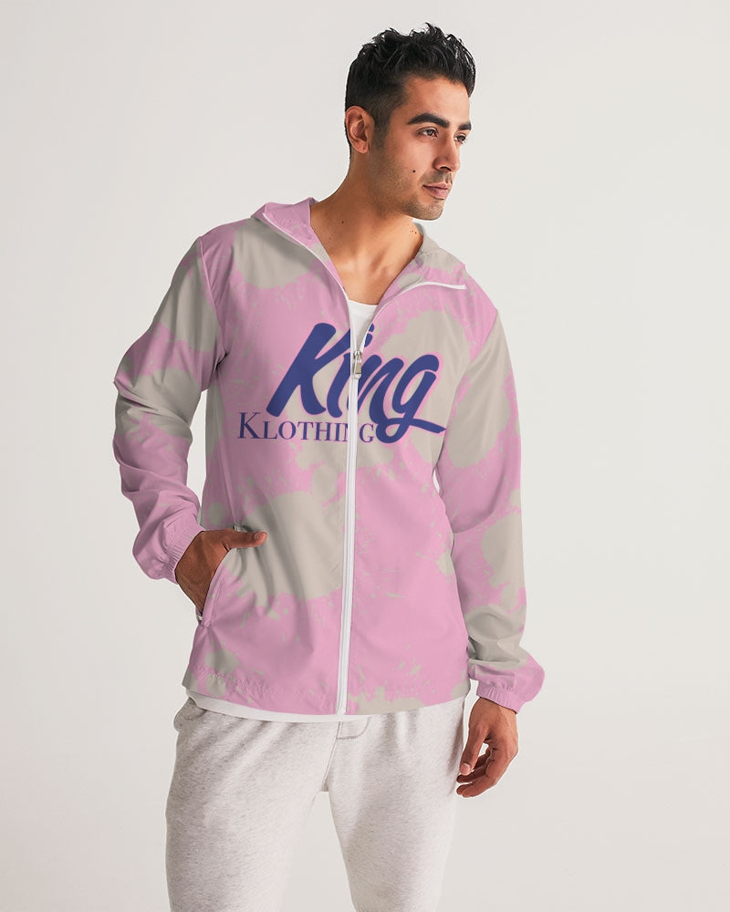 Sapphire 7’s (Pink Splatter) Men's Windbreaker