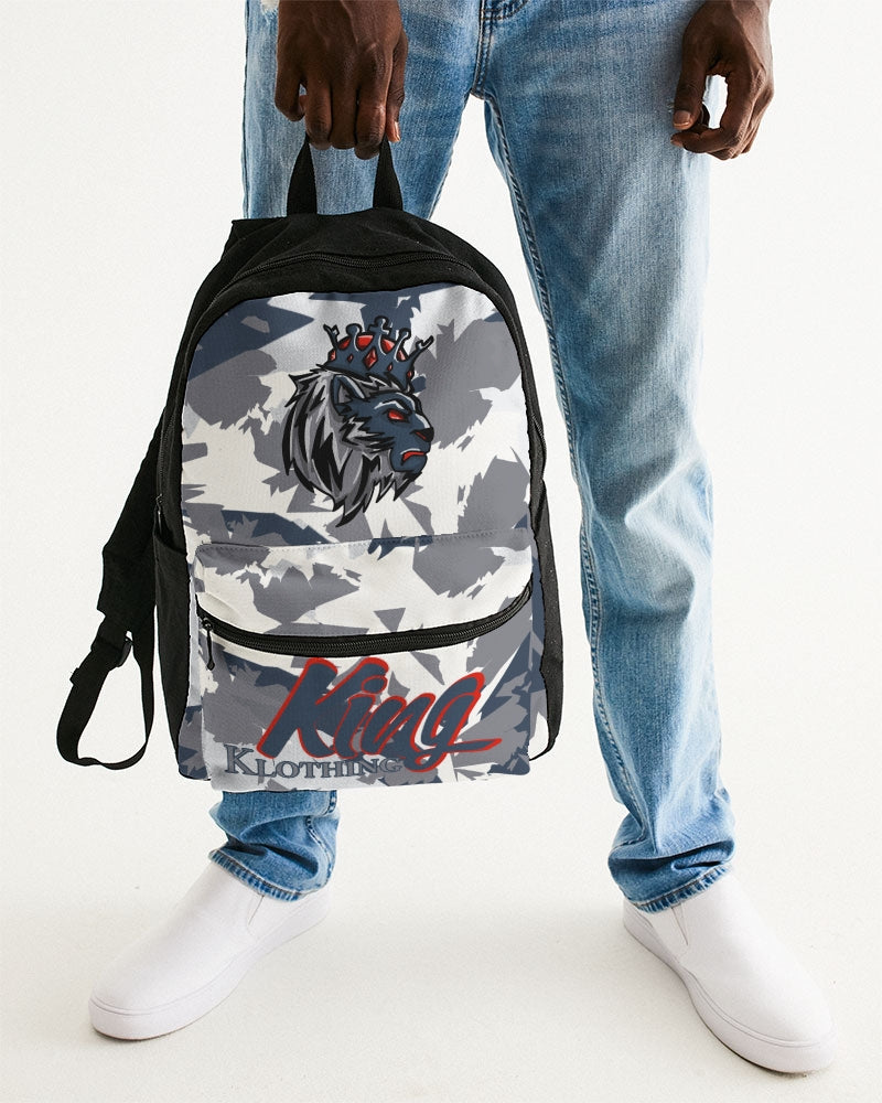 French Blue 13’s (French Blue/White/Grey) Small Canvas Backpack
