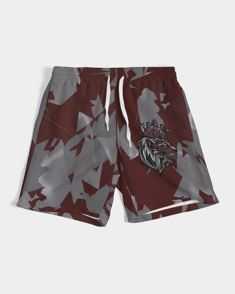 Burgundy 5’s (Multi) Men's Swim Trunk