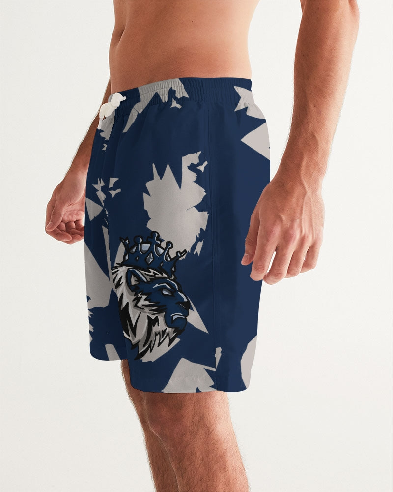 Georgetown 6’s (College Blue/Magnet) Men's Swim Trunk