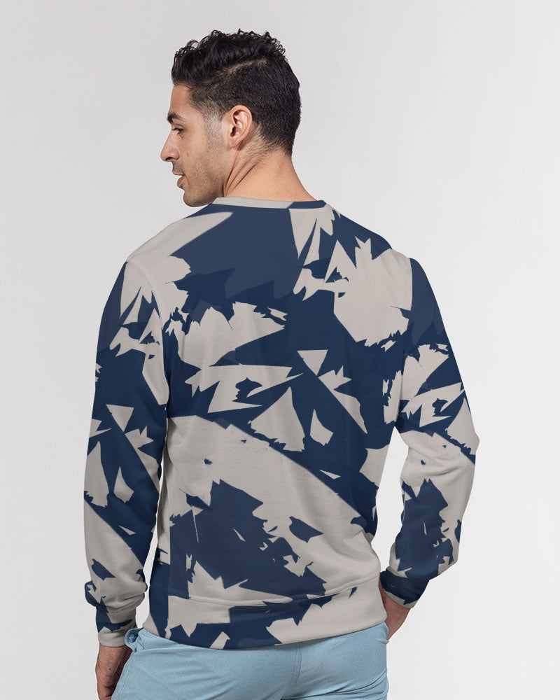 Georgetown 6’s (Magnet/College Blue) Men's Classic French Terry Crewneck Pullover