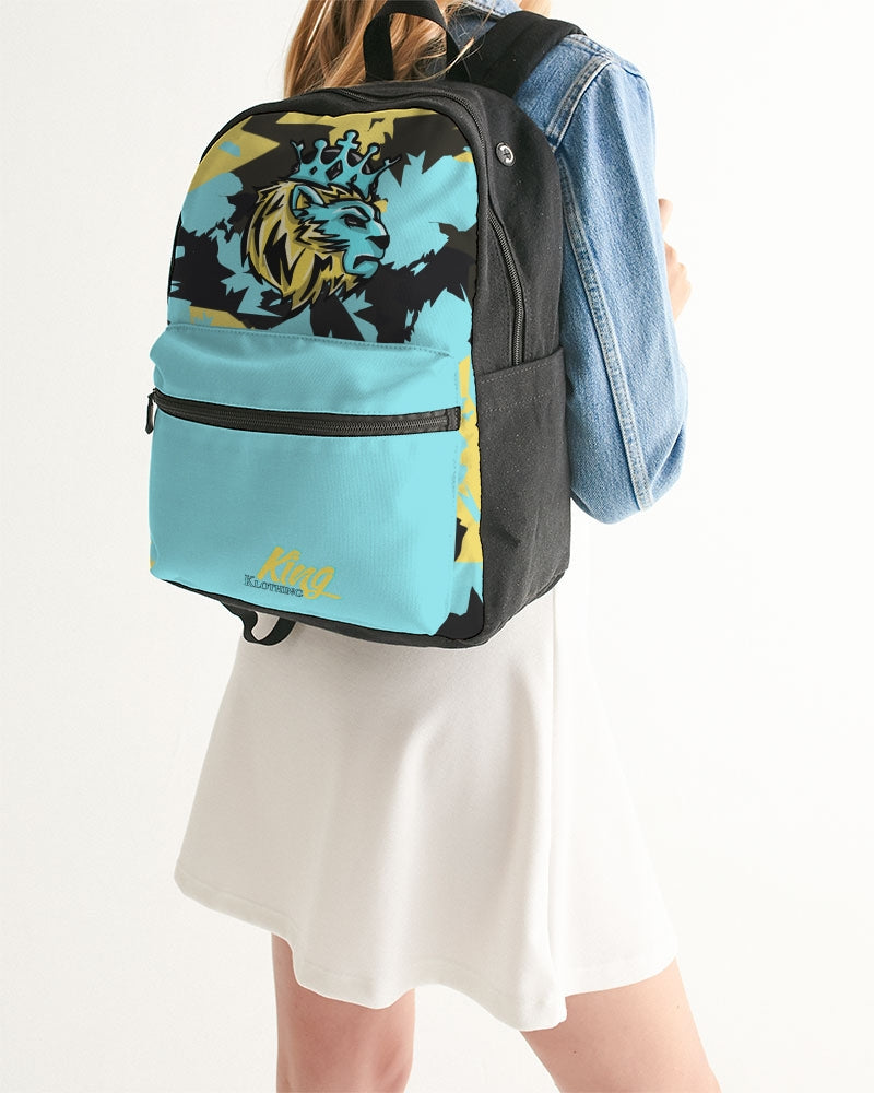 Aqua 5’s (Multi) Small Canvas Backpack