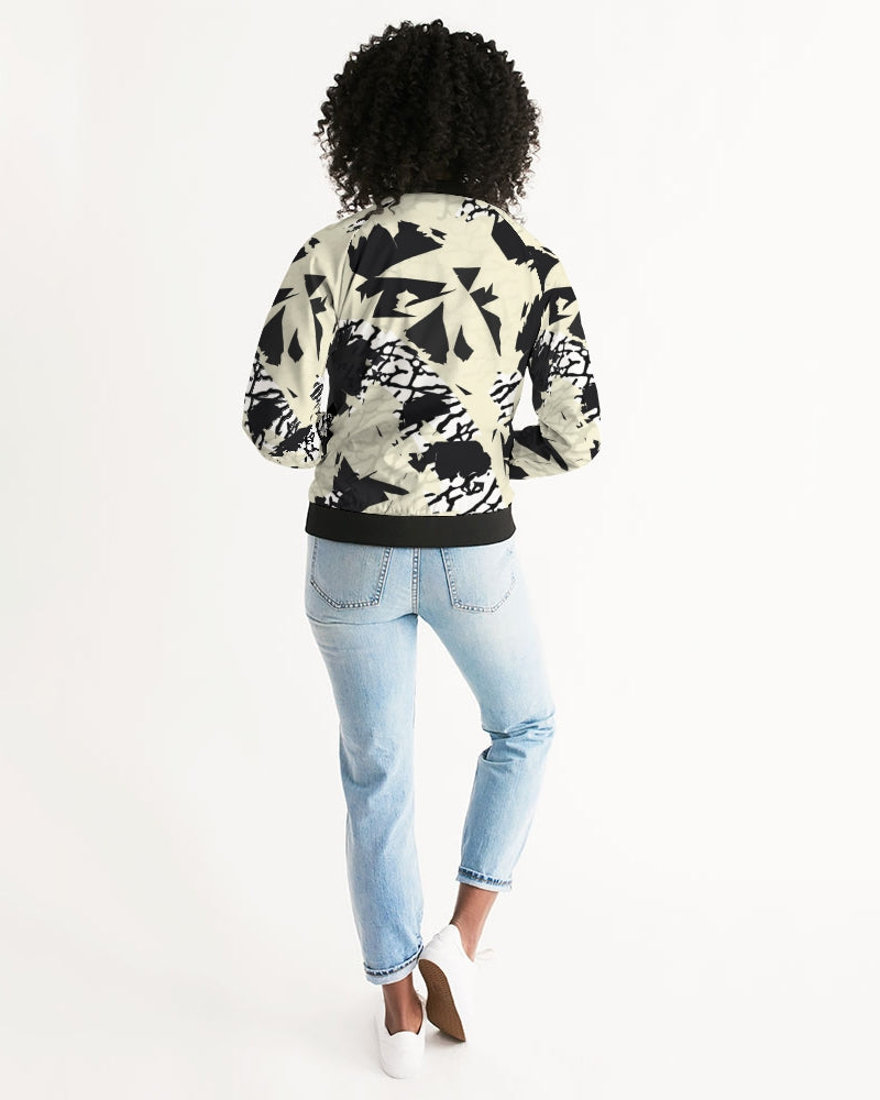 Reimaged 3’s (Elephant print Multi) Women's Bomber Jacket