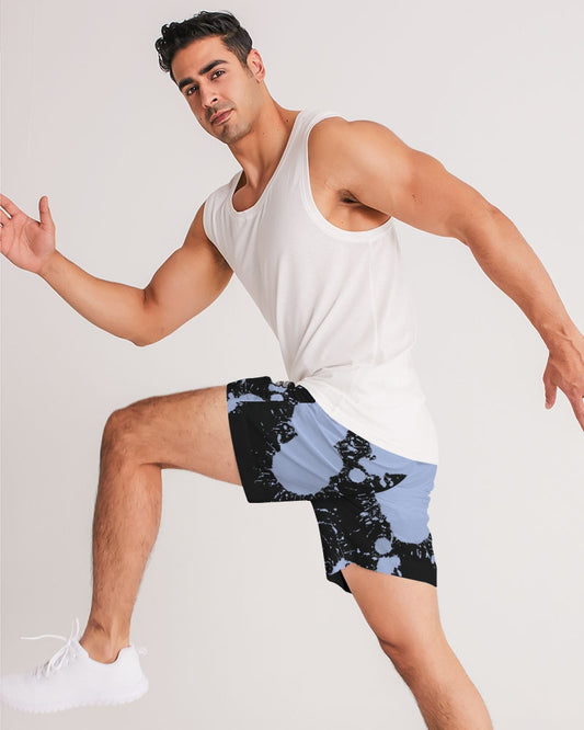 UNC 6’s (Black/Blue) Men's Jogger Shorts