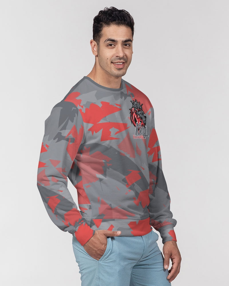 Infrared 4’s (Dark Grey/Multi) Men's Classic French Terry Crewneck Pullover