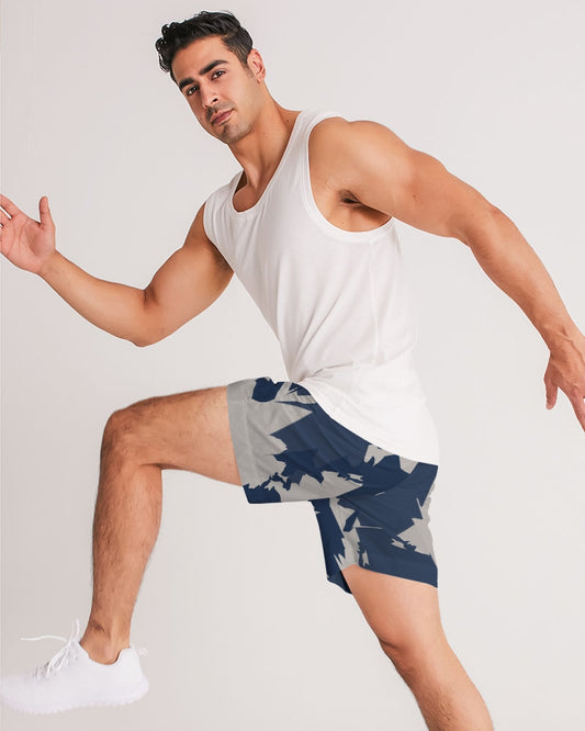 Georgetown 6’s (Magnet/College Blue) Men's Jogger Shorts